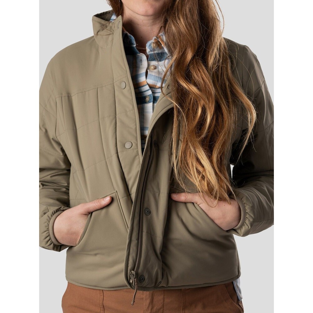 Duck Camp W's Airflow Insulated Jacket Womens Sagebrush Medium MSRP $229